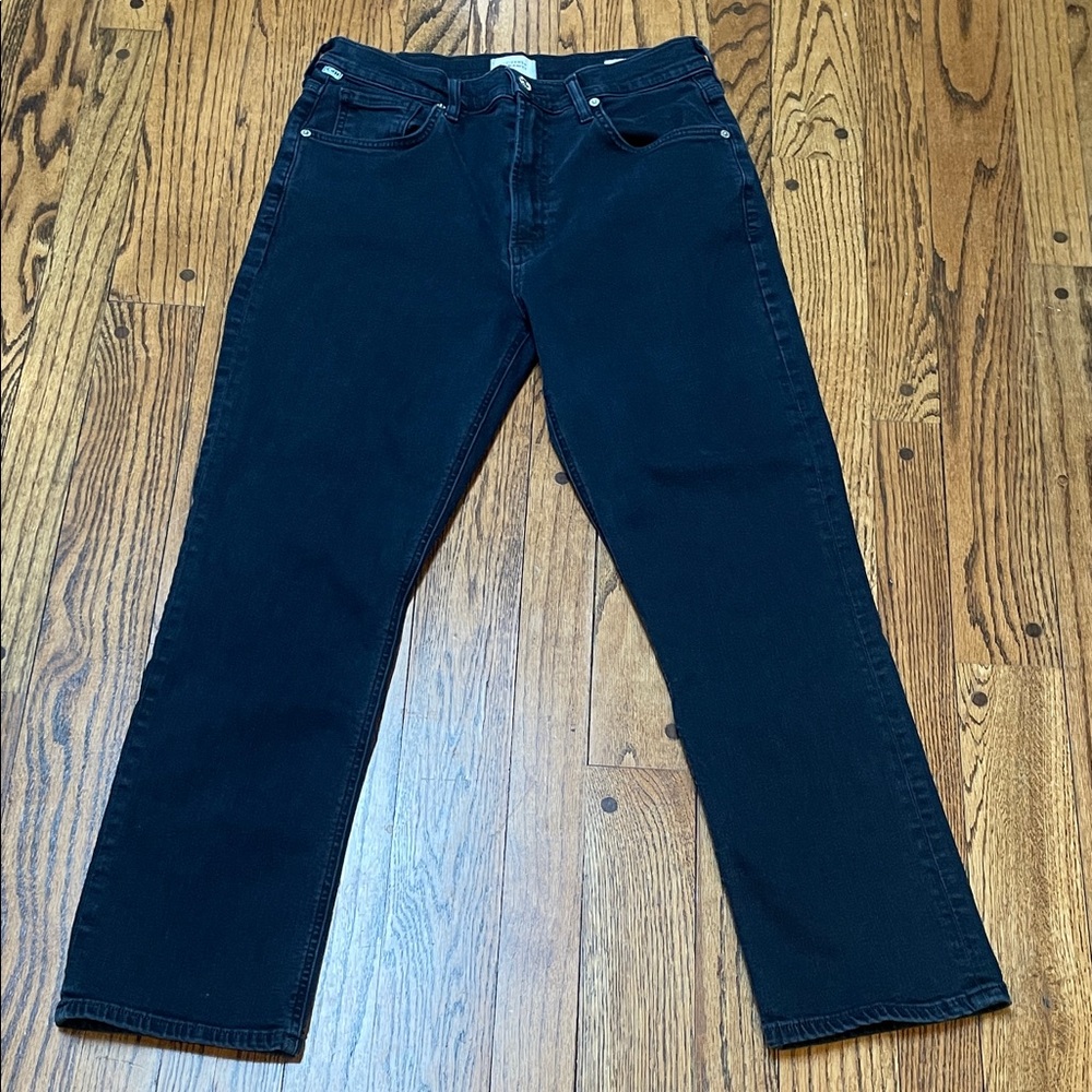 Citizens of Humanity CoH sz 28 Jolene high rise black cropped jeans denim